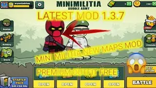 mini militia new maps mod | vr 1.3.7 | full review | + download link in description📩