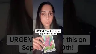 СРОЧНО ** смотрите это 30 сентября!