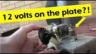 One valve regenerative receiver runs off 12 volts HT - Part 1