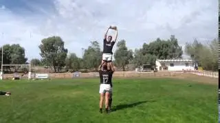 Lineout Jump & Balance Two Hands