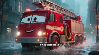 Emergency Vehicles for Kids 🚨 | Learn How Helpers Stay Safe
