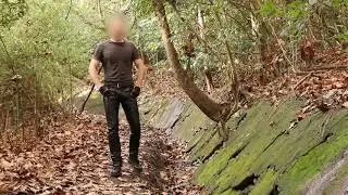 Exploring Subtropical Forest in Leather Pants