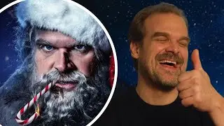 VIOLENT NIGHT Interview | David Harbour Talks Playing Foul-Mouthed Santa In R-Rated Christmas Movie