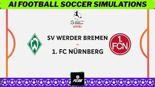 WERDER BREMEN vs N&Uuml;RNBERG ⚽👩 Frauen-Bundesliga 2025/26 Matchday 15 🟪 EA FC 26 Simulation