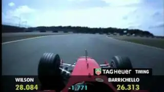 Rubens Barrichello's Pole Lap Silverstone 2003