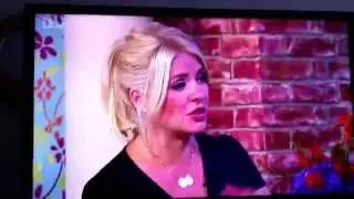 Holly Willoughby crying on This Morning  yesterday. Oritse Williams: Young Carers