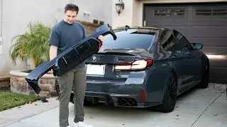UNBOXING $4k WORTH OF CARBON FIBERS PARTS FOR THE M5 COMP