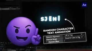 How to Make Random Character Text Animation in After Effects | Character Offset | No Expressions