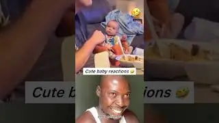 Cute baby reactions #trending #funny #shorts #trendingshorts