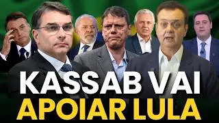 TARCÍSIO QUASE SE LASCOU: KASSAB VAI APOIAR LULA! GOVERNADOR SAI DO MURO E FICA COM FLÁVIO BOLSONARO