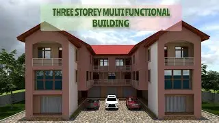 THREE STOREY MULTI PURPOSE BUILDING | multi functional building