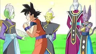 Wiss y Bills se rien de como saluda Goku