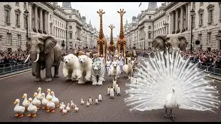 REAL ANIMALS Take Over London Streets 2026 | Full 4K HDR Parade Experience