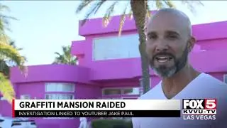 FBI raids 'Graffiti Mansion' in Las Vegas