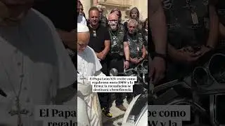 Papież Leon XIV otrzymuje w prezencie motocykl BMW i podpisuje go: doch&oacute;d zostanie przeznaczony n...