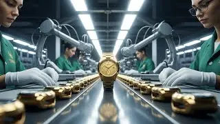Inside a Luxury Diamond Watch Factory: From Raw Gems to Timeless Perfection (Full Process)