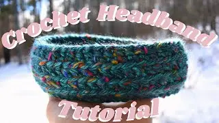 Crochet with Me- Ribbed Chunky Headband Tutorial