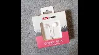 Portronics beta conch in ear earphone unboxing and review
