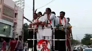 Komatareddy Venkata Reddy Victory Rally in Bhuvanagiri
