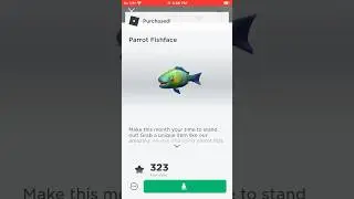 How to get new parrot fish hat [FREE]