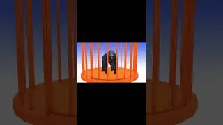Long Slide Game with Cow Elephant Gorilla Hippopotamus Tiger 3d Animal Game Funny 3d Animals