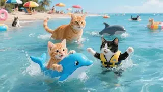 Ginger’s Cousin Visits From The Countryside—Family Beach Day & Jet Ski Fun 🌊🐾