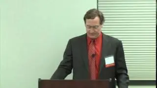 Konrad Kircher giving presentation about Dealing with the Media in High Profile Cases (1 of 4)