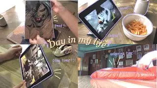 Vlog 01: day in my life| painting,unboxing,anime,cod