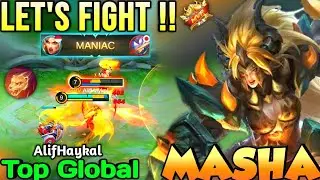 MASHA BEST BUILD IN 2021 | TOP GLOBAL MASHA AlifHaykal - MOBILE LEGENDS