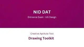 NIFT Crash Course  | Essential Drawing Toolkit