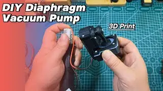 DIY Diaphragm Vacuum Pump &ndash; 3D Printed Maker Project