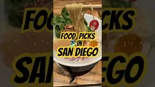 Tasty San Diego Food Picks 🏄🏻&zwj;♂️ #Food #Travel #Review #Tourism #Shorts