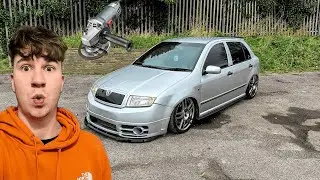 Я ремонтирую свои часы Fabia VRS с помощью угловой шлифовальной машины! + Ещё