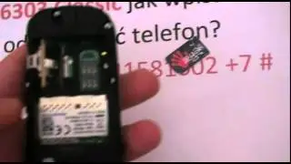 Simlock Nokia 6303 Classic jak wpisać kod - Odblokowanie simlocka | simlock48.pl