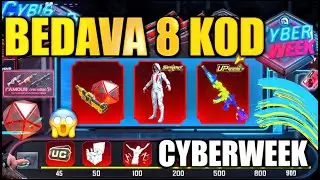 🔥 PUBG MOBILE CYBER WEEK 💥 YENİ BEDAVA REDEEM KODLARI! (GE&Ccedil;ERLİ KODLAR 2025) ✅