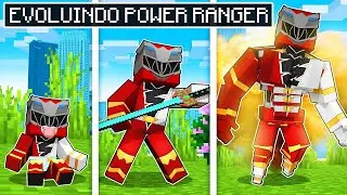 EVOLUINDO POWER RANGERS para POWER RANGERS DEUS no MINECRAFT!