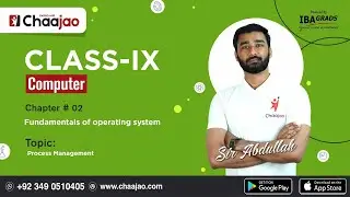 Process Management | Fundamentals of operating system | Computer | Class 9 | Sindh Board