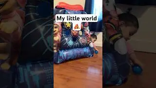 Toddler Playing in Kids Tent Play House 🏕️ | Cute Baby Moments #shorts