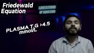 Friedewald Equation |Calculation of LDL-cholesterol & VLDL|#arqammughal #friedewaldequation
