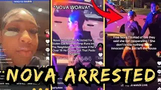 NOVA from Soft White Underbelly ARRESTED w/ a PIMP‼️ Stolen Car & Police CHASE *REAL FOOTAGE* SMH