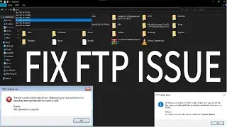 FTP Folder Error 