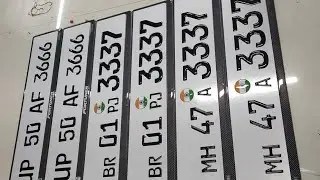 gel number plate available | best price |  #numberplate #abrarr.sk #design #art #creative #india