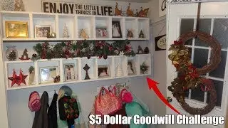 CHRISTMAS SERIES | $5 Dollar Goodwill Challenge Hosted by Hillary from Mysocalledhome