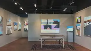 About  the  Edge paintings by Jane Wells