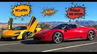 FERRARI VS MCLAREN SUPER RACE!!!