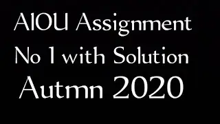 AIOU assignment No 1 autumn 2020/ AIOU assignments/MA assignment No 1