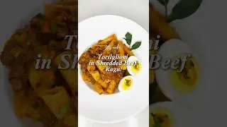 Who loves pasta? 🍝 Your fave protein in ragu: shredded beef or chunks? #shorts #pasta #food