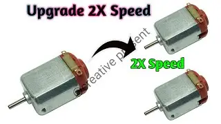 How to upgrade speed the dc 130 motor.