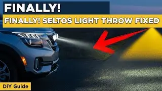 Finally Fixed! Kia Seltos LED Headlight Throw Adjustment