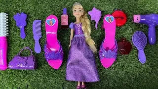 Disney Doll Collection | Frozen Elsa and Anna, Belle, Ariel | Unboxing Disney Mattel playset